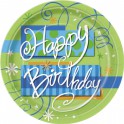 8 BRIGHT BDAY 7" PLATE