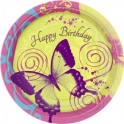 8 BUTTERFLY CHIC 7'' PLATE