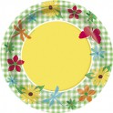 8 GARDEN CHECK 7" PLATE