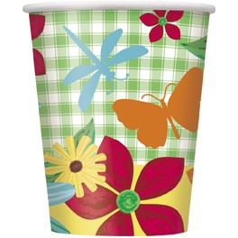8 GARDEN CHECK 9OZ CUP