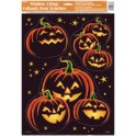PUMPKIN GRIN WINDOW CLING