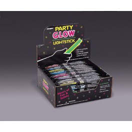 36CT. 6" ASST GLOWSTICKS DSPLY