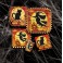 8 SPOOKY HOLLOW  9" SQR PLATES