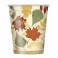 8 PAINTED LEAVES 9OZ CUPS
