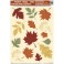 PAINTED LEAVES WINDOW CLING