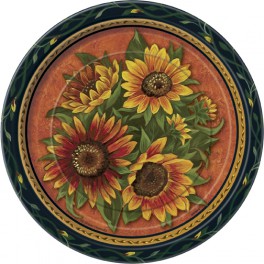 8 SWEET SUNFLOWERS 7'' PLATES