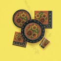 8 SWEET SUNFLOWERS 9'' PLATES