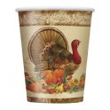 8 RUSTIC TURKEY  9OZ CUPS