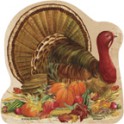 8 RUSTC TURKEY MINI CUTOUTS 5"