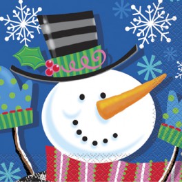 16 JOLLY SNOWMAN BEV NAPS