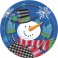 8 JOLLY SNOWMAN 7" PLATES