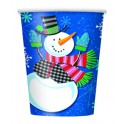 8 JOLLY SNOWMAN 9OZ CUPS