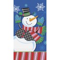16 JOLLY SNOWMAN GUEST NAPS