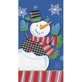16 JOLLY SNOWMAN GUEST NAPS
