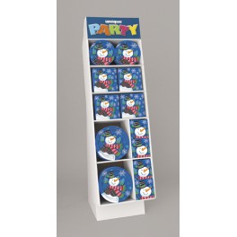 JOLLY SNOWMAN T DISPLAY-148PC