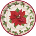 8 POINSETTIA JOY 7" PLATES