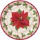 8 POINSETTIA JOY 7" PLATES