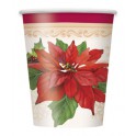 8 POINSETTIA JOY 9OZ CUPS