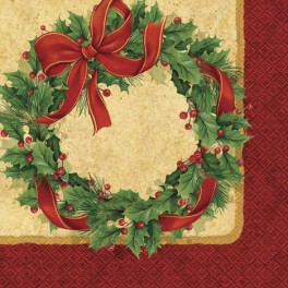 20 RIBBON WREATH  LUNCH NAPS