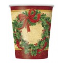 8 RIBBON WREATH  9OZ CUPS