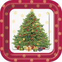 10 STARRY XMAS TREE 7" SQR PLT