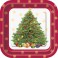 10 STARRY XMAS TREE 7" SQR PLT