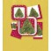 8 STARRY XMAS TREE SQR 9" PLT