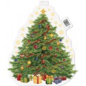 STARRY XMAS TREE 16.5" CUTOUT