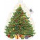 STARRY XMAS TREE 16.5" CUTOUT