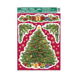 STARRY CMAS TREE WINDOW CLINGS