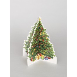 STARRY XMAS TREE 14" 3D CNTRPC