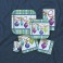 8 LOVELY ORNAMENTS 9" SQR PLT