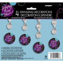 4 STELLAR NY HANGING DECOR 18"
