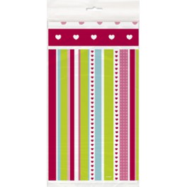 VALENTINE STRIPE TABLECOVER