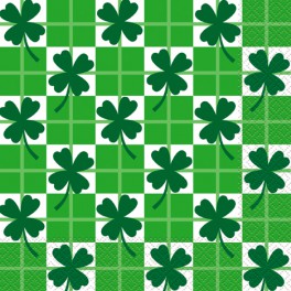 16 CLOVER CHECK LUNCH NAPS