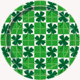 8 CLOVER CHECK 7" PLATES