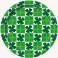 8 CLOVER CHECK 7" PLATES