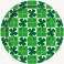 8 CLOVER CHECK 9" PLATES