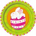 8 BUNNY PALS 7" PLATES