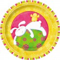 8 BUNNY PALS 9" PLATES