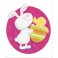 8 BUNNY PALS MINI CUTOUTS 5"