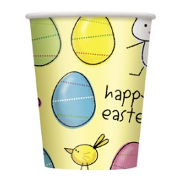 8 EASTER FUN 9OZ CUPS