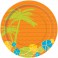 8 ISLAND PARADISE 7" PLATES