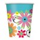8 FLIRTY FLOWERS 9OZ CUPS
