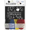 8 12" GRAD SCROLL LATEX BLLNS