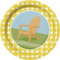 8 SUNNY CHAIRS 7" PLATES