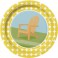 8 SUNNY CHAIRS 7" PLATES