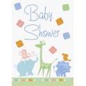 8 ANIMAL CRACKERS INVITATIONS
