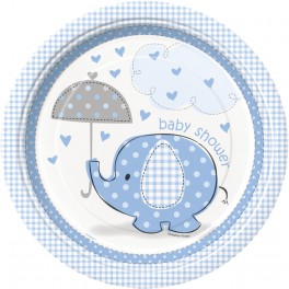 8 UMBRELLAPHANTS BLUE 9" PLTS
