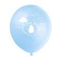 8 12" UMBLLPHNTS BLUE BLLNS